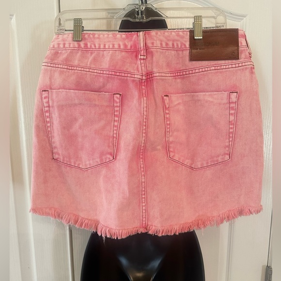 NWT One teaspoon pink ombré mini skirt size 30 - Picture 2 of 3